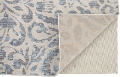 product image for Carini Blue and Ivory Rug by BD Fine Fold Image 1 37
