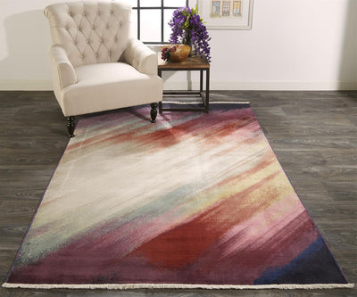 product image for Tessina Purple and Red Rug by BD Fine Roomscene Image 1 20