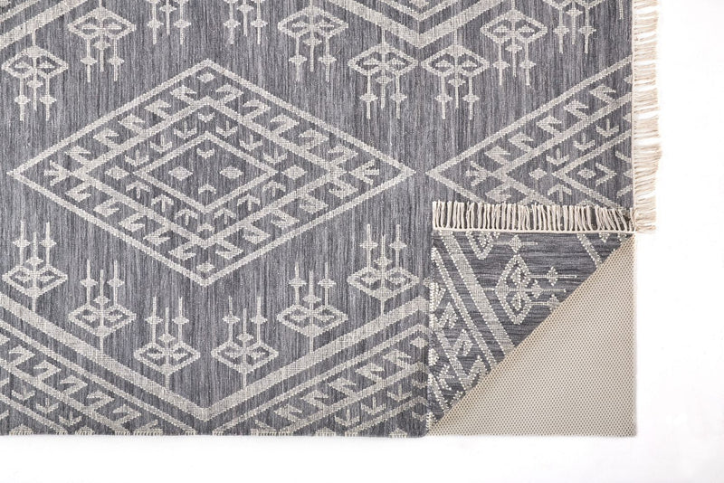 media image for Bray Blue and Ivory Rug by BD Fine Fold Image 1 224
