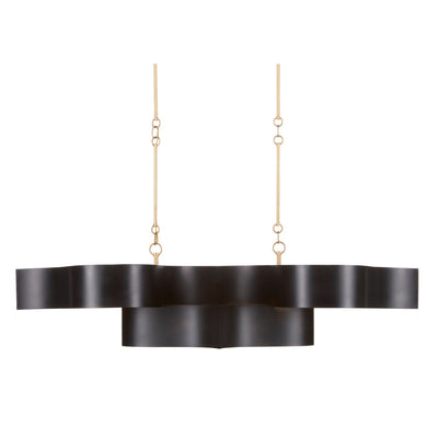 product image for Grand Lotus Oval Chandelier 15 5