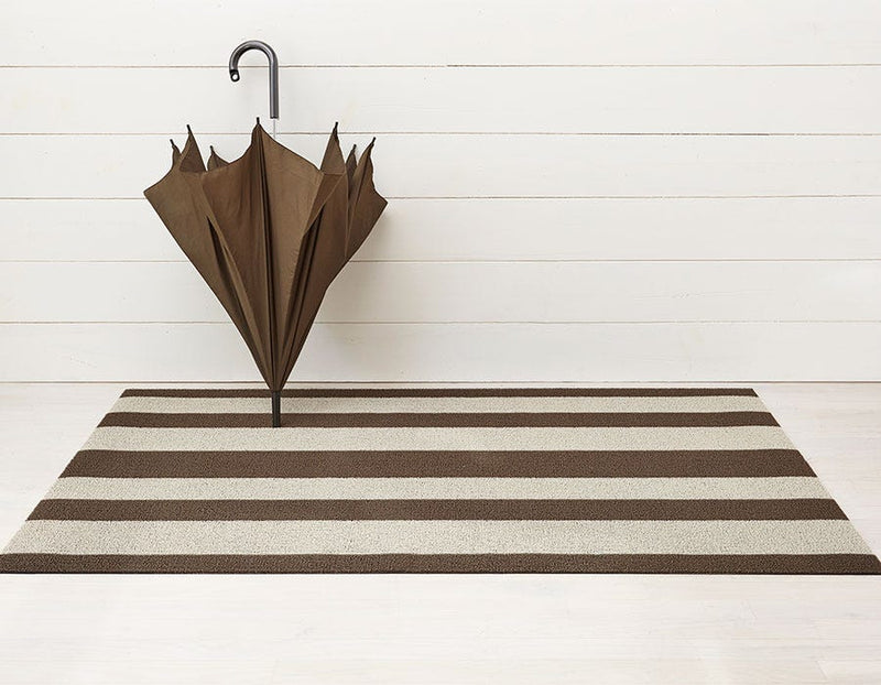 media image for bold stripe shag mat by chilewich 200126 002 4 238