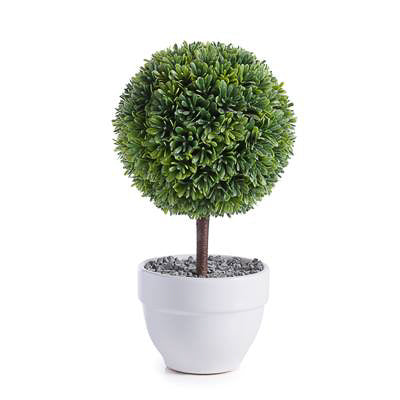 product image for jardin 10 potted faux topiary in boxwood ball design by torre tagus 2 8