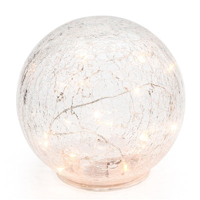 product image for led sphere 8 crackle glass decor light design by torre tagus 2 84