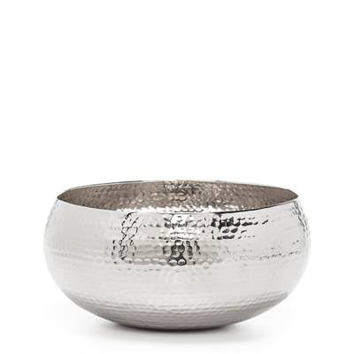 product image of aladdin hammered aluminum 10 diameter bowl design by torre tagus 1 562