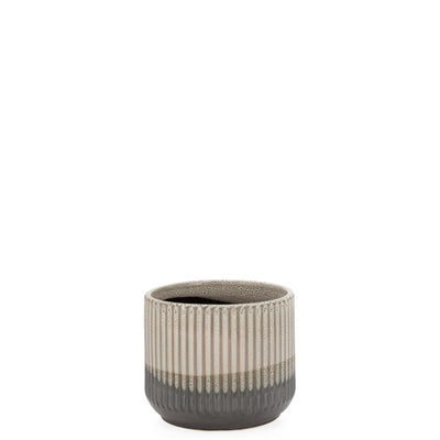 product image for palma layered glaze ceramic 4 5 drop pot in creme design by torre tagus 2 51