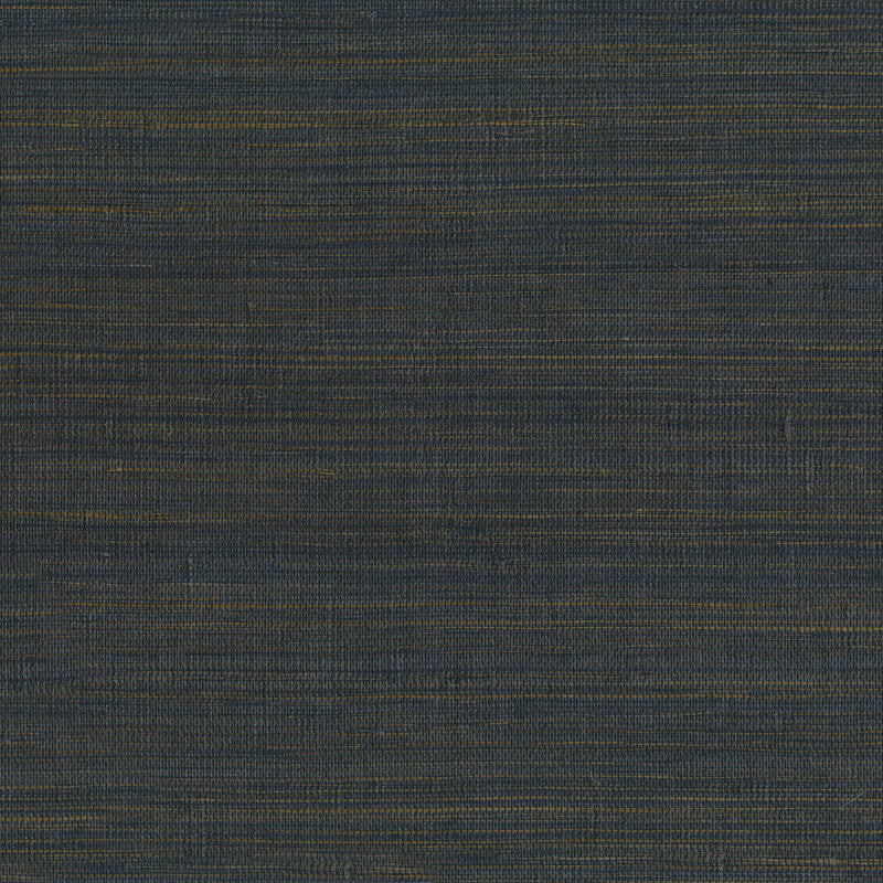 media image for Grasscloth Duo Sisal Wallpaper in Sapphire Blue/Gold 283
