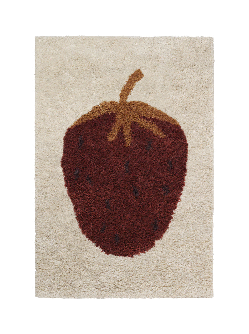 media image for Fruiticana Tufted Strawberry Rug by Ferm Living 283