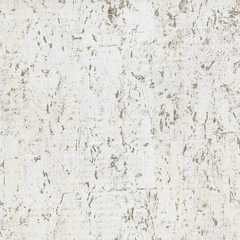 media image for Cork Textural Wallpaper in Ivory/Silver 296
