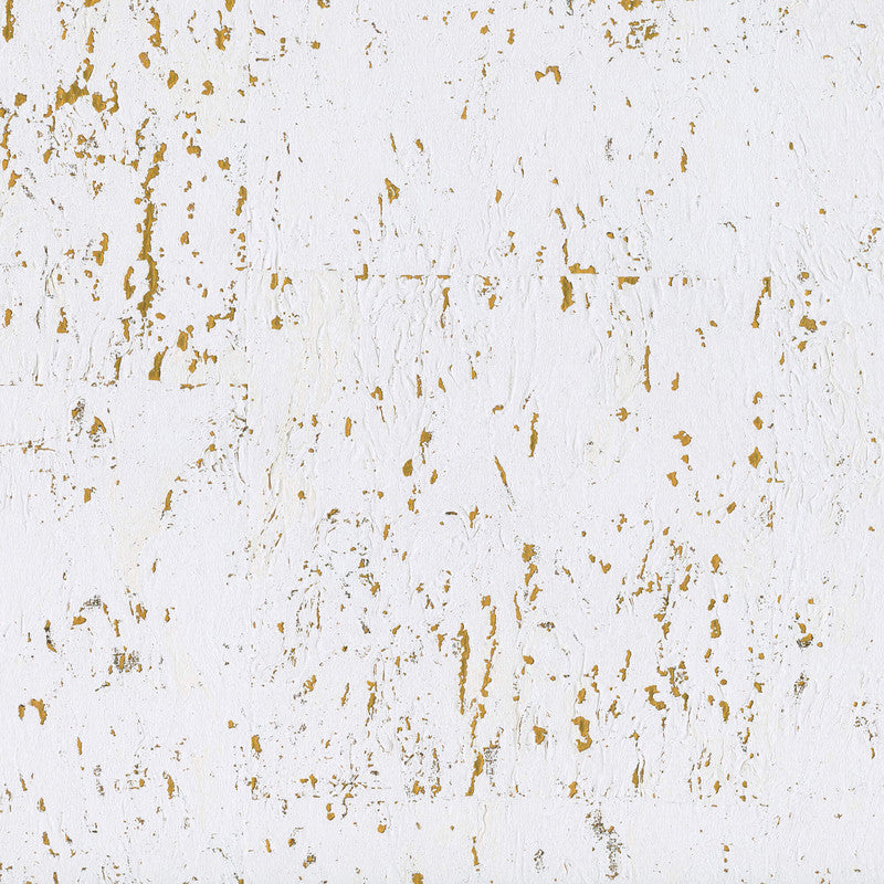 media image for Cork Textural Wallpaper in Ivory/Gold 250