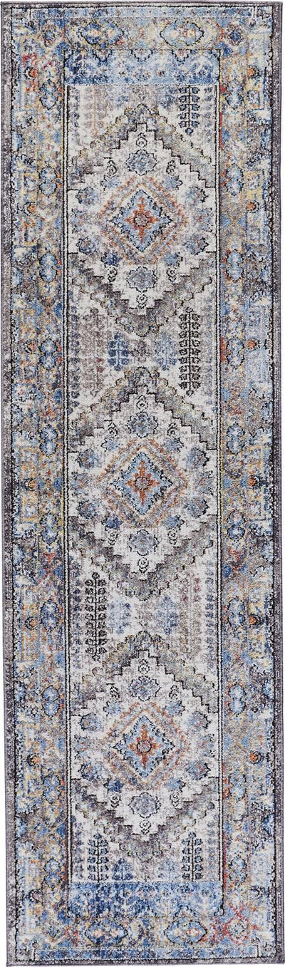 product image for Matana Blue and Gray Rug by BD Fine Flatshot Image 1 99