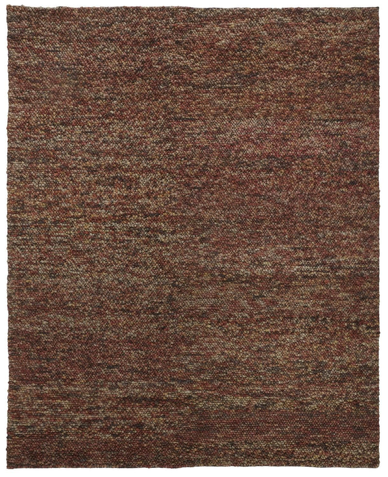 media image for Genet Hand Woven Rust and Brown Rug by BD Fine Flatshot Image 1 211