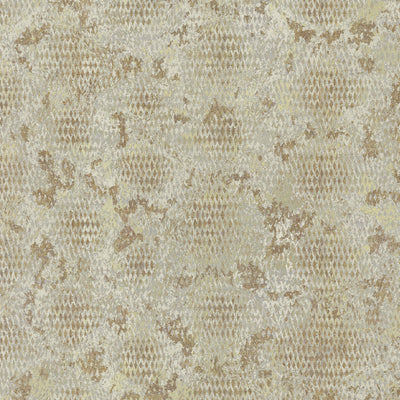 product image of Snakeskin Burnout on Cork Textural Wallpaper in Yellow Taupe 529