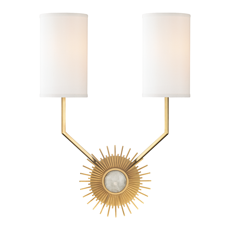 media image for Borland 2 Light Wall Sconce by Hudson Valley Lighting 235