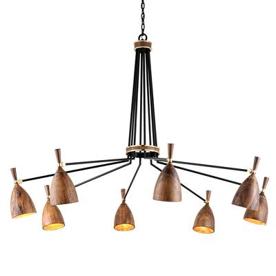 product image of utopia 8 light chandelier by corbett lighting 280 08 sbk 1 55
