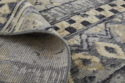 product image for Scottsdale Hand Knotted Gray and Blue Rug by BD Fine Roll Image 1 74