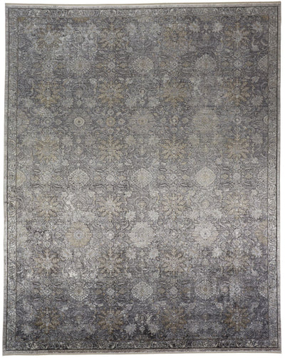 product image of Melmas Pewter and Stone Gray Rug by BD Fine Flatshot Image 1 568