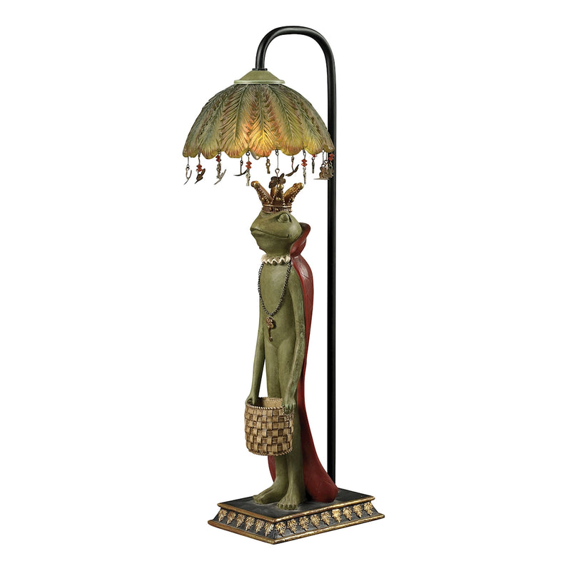 media image for King Frog with Basket Accent Lamp by Burke Decor Home 24