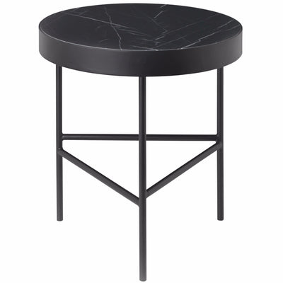 product image for Medium Marble Table in Black Marquina by Ferm Living 58