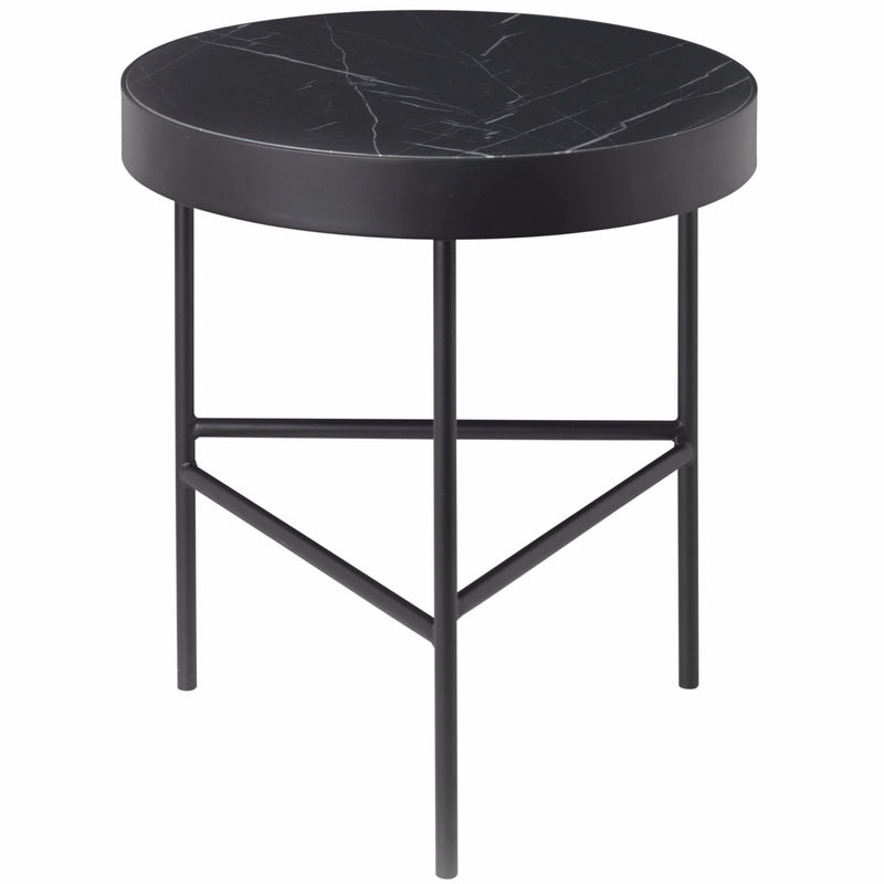 media image for Medium Marble Table in Black Marquina by Ferm Living 218