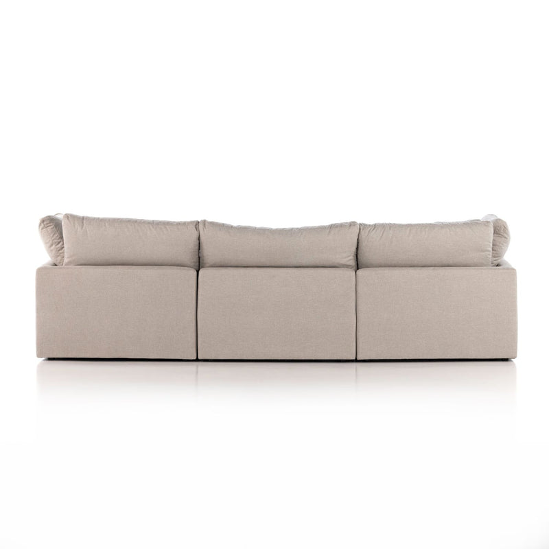 media image for Stevie 4-Piece Sectional Sofa w/ Ottoman in Various Colors Alternate Image 2 262