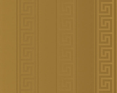 product image for Geometric Stripes Textured Wallpaper in Gold by Versace Home 84