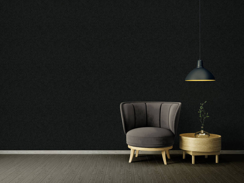 media image for Solid Structures Textured Wallpaper in Black 265