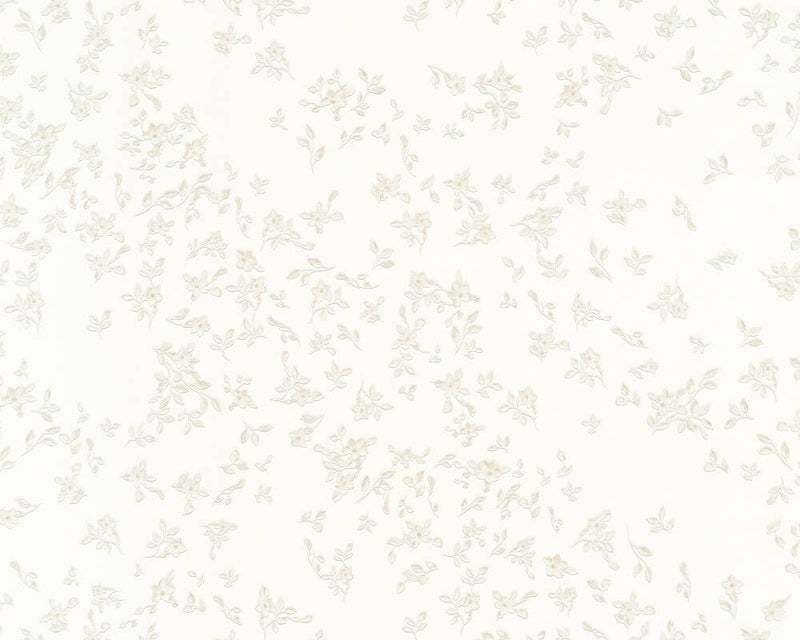 media image for Floral Petite Textured Wallpaper in Cream from the Versace IV Collection 210