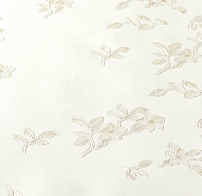 product image for Floral Petite Textured Wallpaper in Cream from the Versace IV Collection 13
