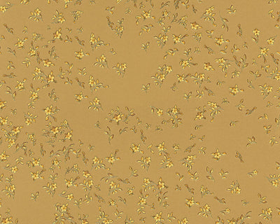 product image for Floral Petite Textured Wallpaper in Gold from the Versace IV Collection 64