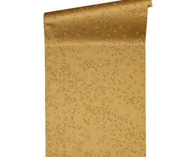 product image for Floral Petite Textured Wallpaper in Gold from the Versace IV Collection 52