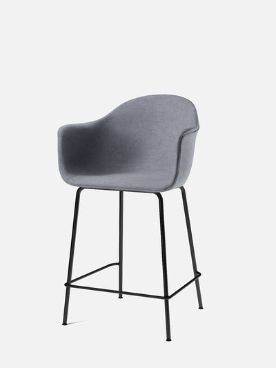 product image for harbour upholstered counter height arm chair w steel black legs in various colors design by menu 7 66