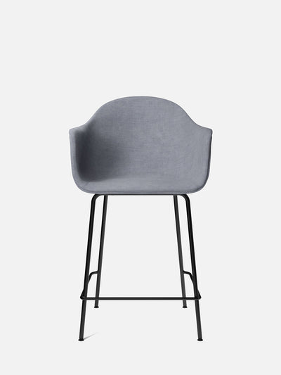 product image for harbour upholstered counter height arm chair w steel black legs in various colors design by menu 6 49