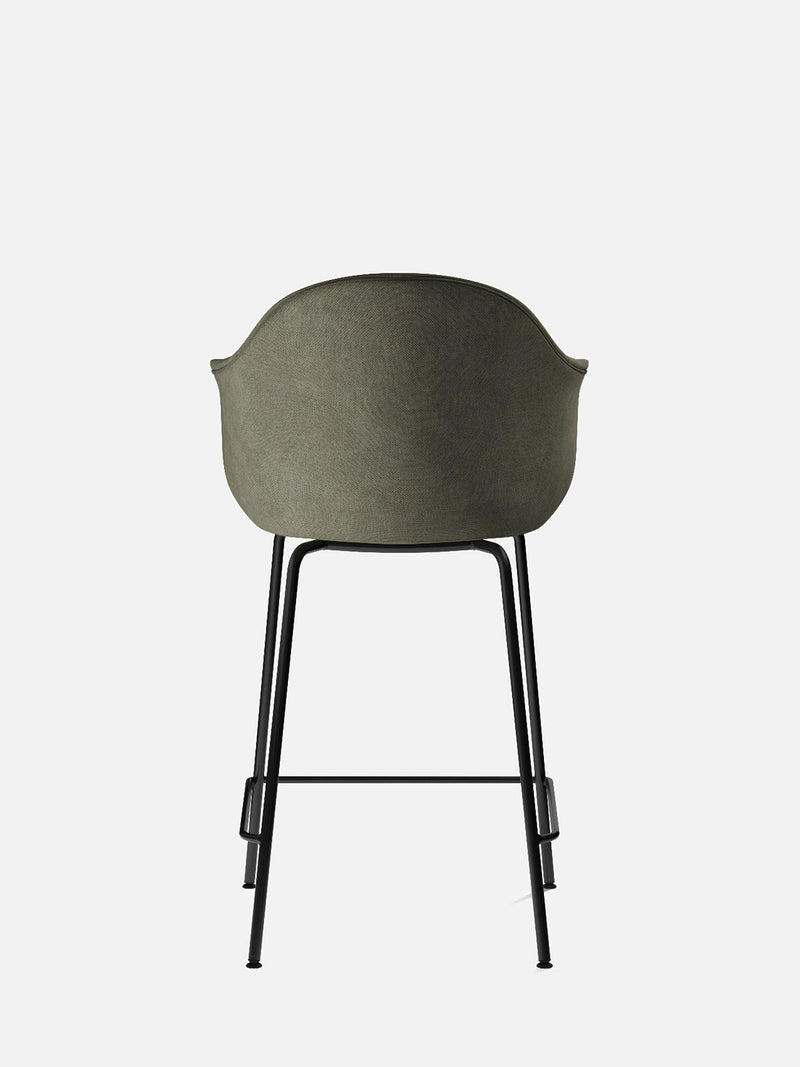 media image for harbour upholstered counter height arm chair w steel black legs in various colors design by menu 11 266