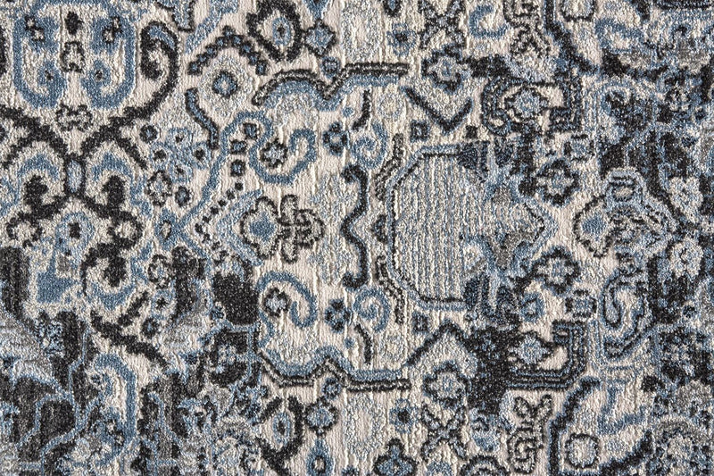 media image for Tullamore Gray and Blue Rug by BD Fine Texture Image 1 293