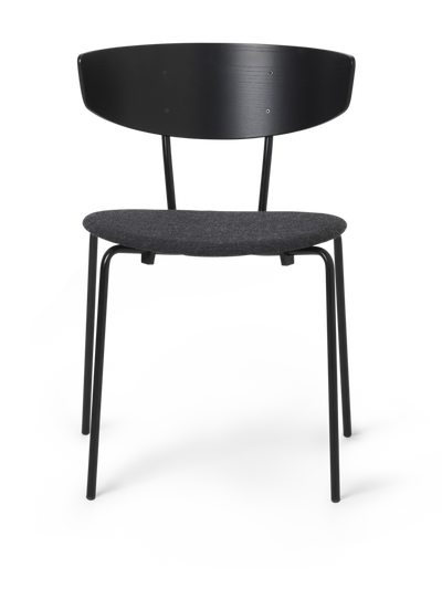 product image of Herman Chair Upholstered in Black/Dark Grey by Ferm Living 540