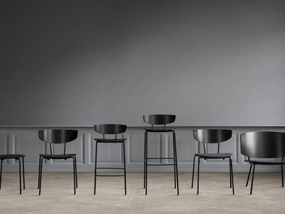 product image for Herman Chair Upholstered in Black/Dark Grey by Ferm Living 23