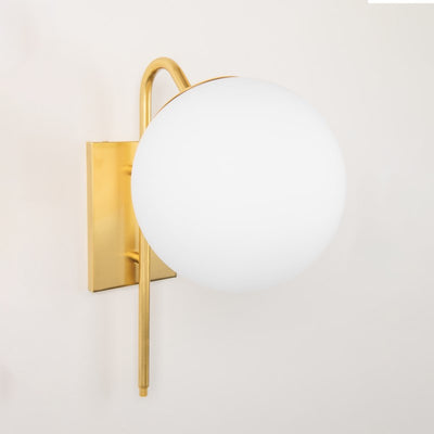 product image for ingrid 1 light wall sconce by mitzi h504101 agb 6 48