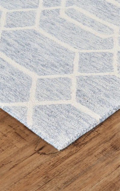product image for Natal Blue and Ivory Rug by BD Fine Corner Image 1 41