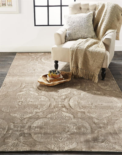 product image for Margaux Taupe and Cream Rug by BD Fine Roomscene Image 1 86