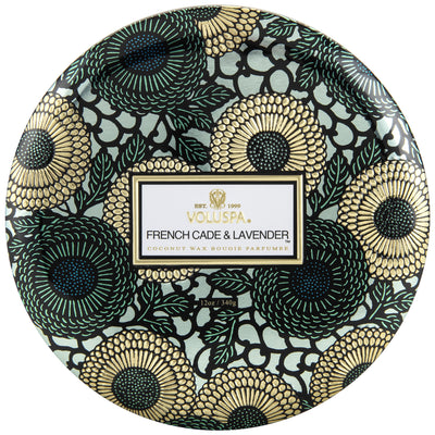 product image of 3 Wick Decorative Candle in French Cade Lavender design by Voluspa 540
