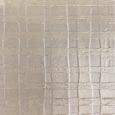product image of Check Textured Wallpaper in Taupe/Grey 565