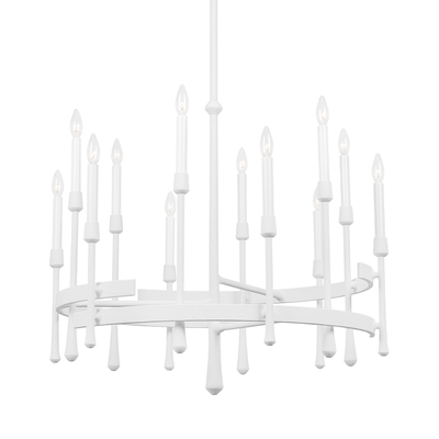 product image for hathaway 12 light chandelier by hudson valley lighting 2235 vgl 2 77