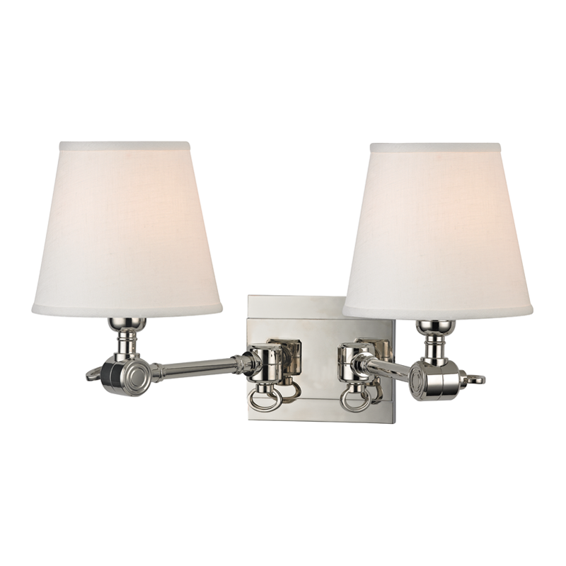 media image for hudson valley hillsdale 2 light wall sconce 4 248