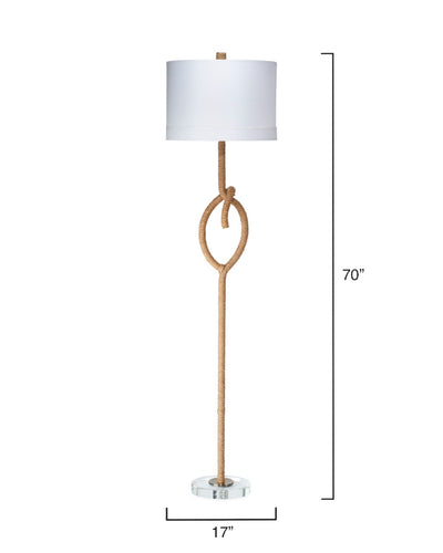 product image for knot floor lamp by jamie young 9knotfloorna 3 0
