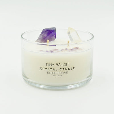 product image for esprit femme crystal candle in various sizes design by tiny bandit 4 97