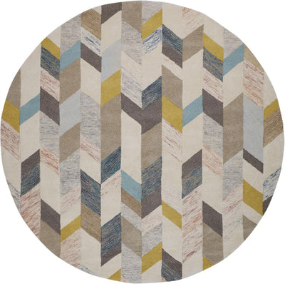 product image for Binada Hand Tufted Blue and Gold Rug by BD Fine Flatshot Image 1 32