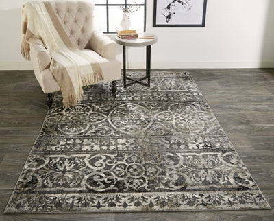 product image for Kiba Gray and Taupe Rug by BD Fine Roomscene Image 1 29