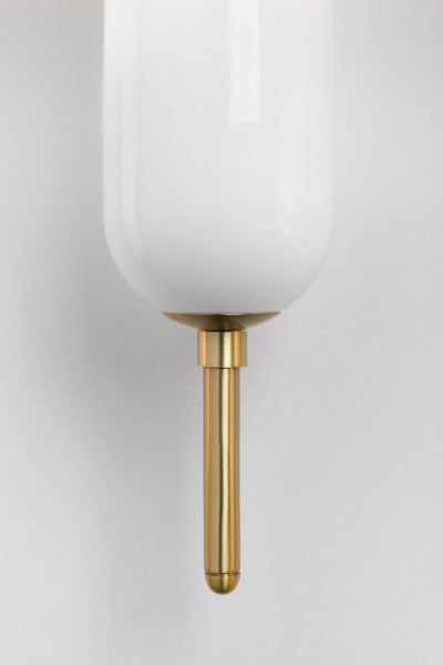 product image for miley 1 light wall sconce by mitzi h373101 agb 5 43