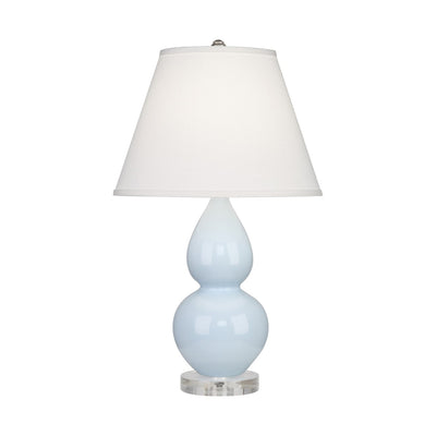 product image for baby blue glazed ceramic double gourd accent lamp by robert abbey ra 1689 8 63