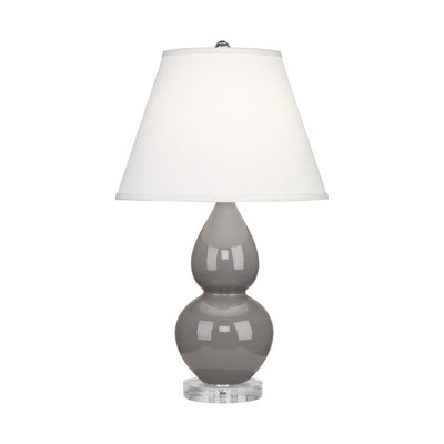 product image for smoky taupe glazed ceramic double gourd accent lamp by robert abbey ra 1768 8 25